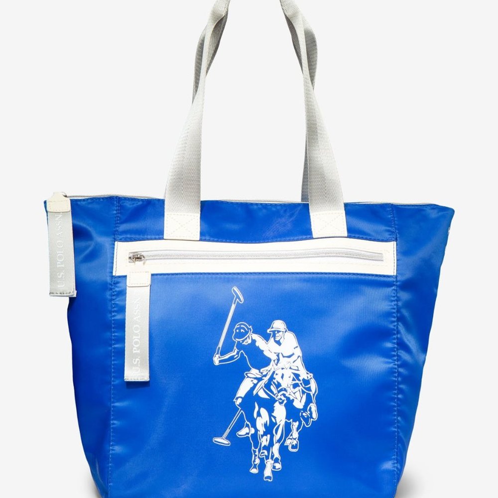 U.S POLO ASSN. NYLON LOGO TOTE BAG
